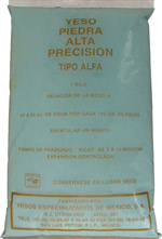 Bolsa Yeso Piedra Dental de Alta Precision